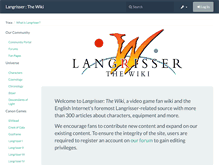 Tablet Screenshot of langrisser.info